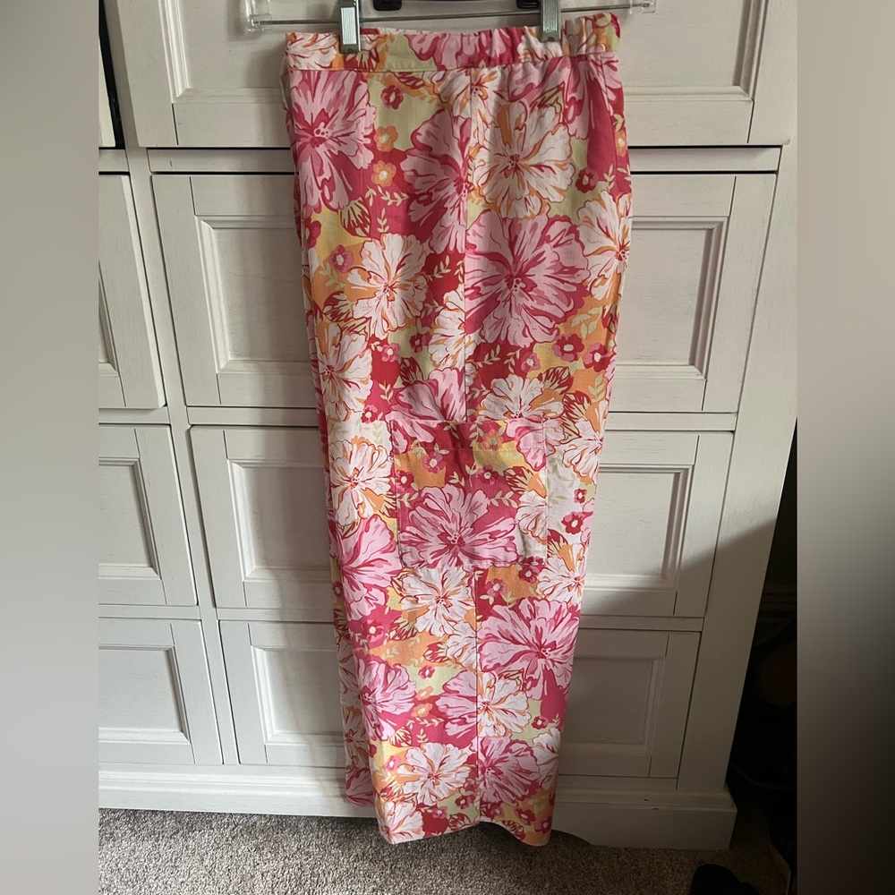 Cropped Linen Talbots summer pants